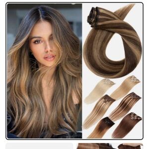 ISO Beauty Luxury Virgin Hair Extensions Brown Color